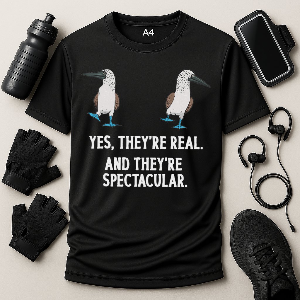 Blue Footed Booby Seabird Boobies Cooling Performance Crew T-Shirt