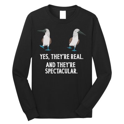 Blue Footed Booby Seabird Boobies Long Sleeve Shirt