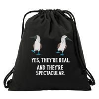 Blue Footed Booby Seabird Boobies Drawstring Bag