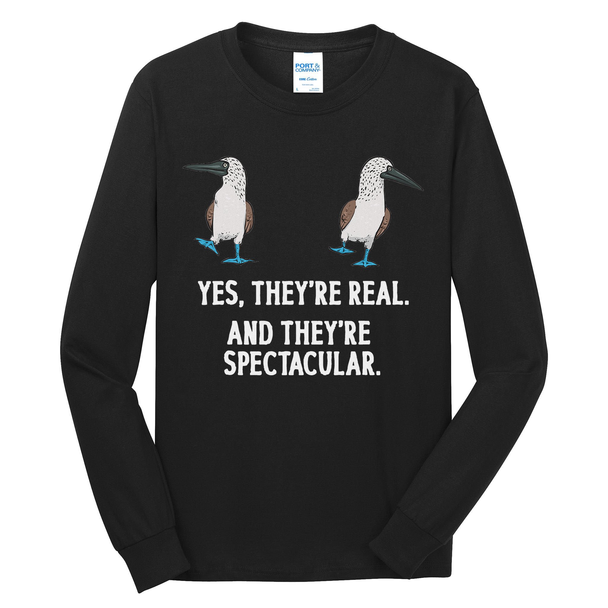 Blue Footed Booby Seabird Boobies Tall Long Sleeve T-Shirt