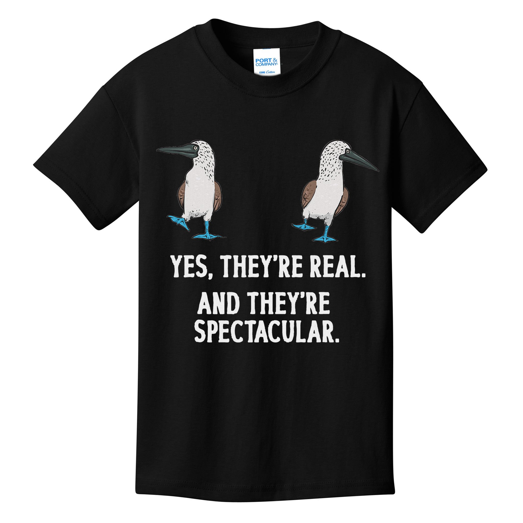 Blue Footed Booby Seabird Boobies Kids T-Shirt