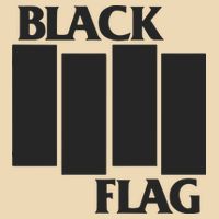 Black Flag Drawstring Bag