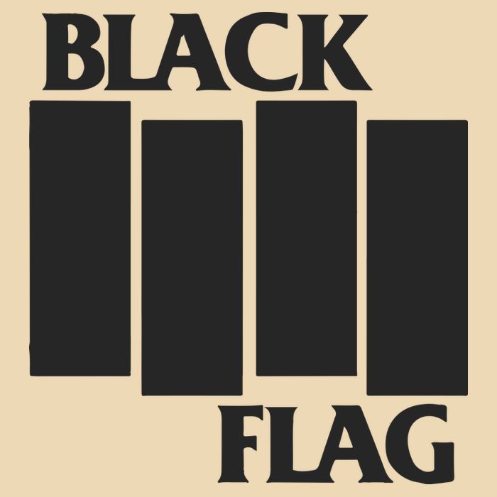 Black Flag Drawstring Bag