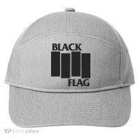 Black Flag 7-Panel Snapback Hat
