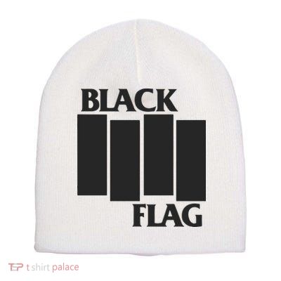 Black Flag Short Acrylic Beanie