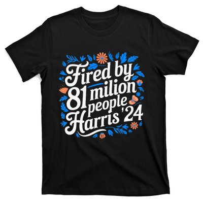 Boho Fired By 81 Million People Kamala Harris 2024 T-Shirt