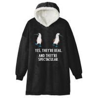 Blue Footed Booby Seabird Boobies Hooded Wearable Blanket