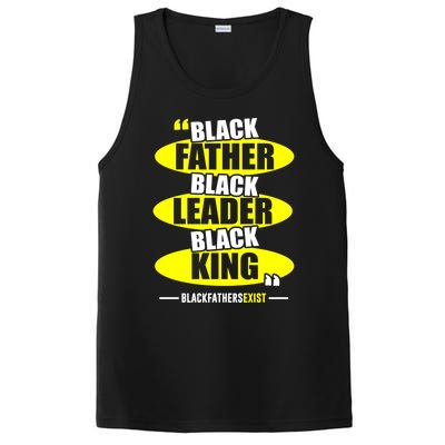 Black Father Black Leader Black King Black Fathers Exist Gift PosiCharge Competitor Tank