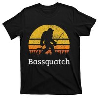 Bassquatch Funny Bass Fishing Sasquatch Bigfoot T-Shirt