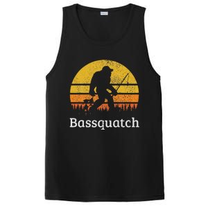 Bassquatch Funny Bass Fishing Sasquatch Bigfoot PosiCharge Competitor Tank