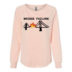 Bridge Failure Womens California Wash Sweatshirt