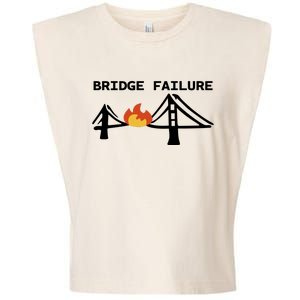 Bridge Failure Garment-Dyed Women's Muscle Tee