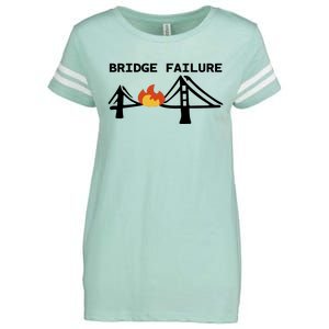 Bridge Failure Enza Ladies Jersey Football T-Shirt