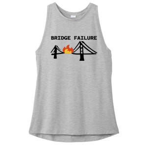 Bridge Failure Ladies PosiCharge Tri-Blend Wicking Tank