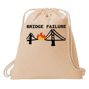 Bridge Failure Drawstring Bag