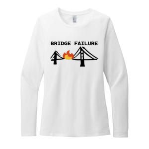 Bridge Failure Womens CVC Long Sleeve Shirt