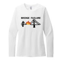 Bridge Failure Womens CVC Long Sleeve Shirt