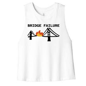 Bridge Failure Women's Racerback Cropped Tank