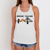 Bridge Failure Women's Knotted Racerback Tank