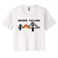 Bridge Failure Women's Crop Top Tee