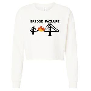 Bridge Failure Cropped Pullover Crew