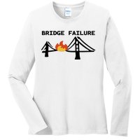 Bridge Failure Ladies Long Sleeve Shirt