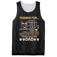 Best French Bulldog Dog Dad Lover Happy Fathers Day Mesh Reversible Basketball Jersey Tank