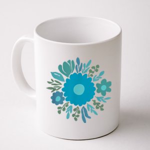 Blue Floral Bouquet Coffee Mug