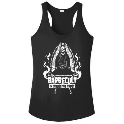 Barbecult Funny Barbeque Ladies PosiCharge Competitor Racerback Tank