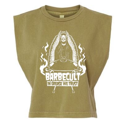 Barbecult Funny Barbeque Garment-Dyed Women's Muscle Tee