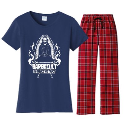 Barbecult Funny Barbeque Women's Flannel Pajama Set