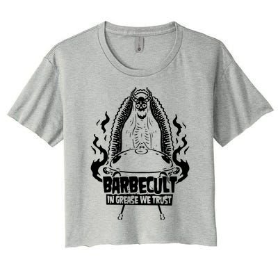 Barbecult Funny Barbeque Women's Crop Top Tee