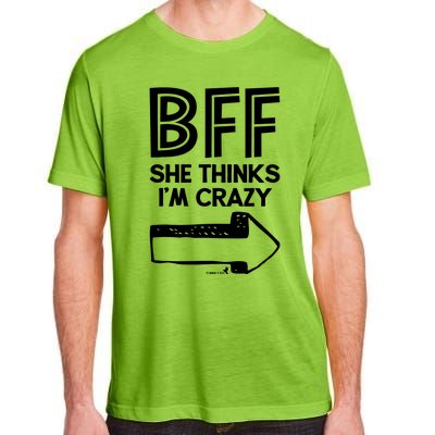 Best Friend Bff Part 1 Of 2 Funny Humorous Adult ChromaSoft Performance T-Shirt