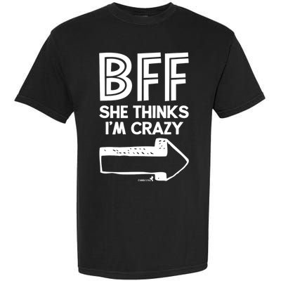 Best Friend Bff Part 1 Of 2 Funny Humorous Garment-Dyed Heavyweight T-Shirt