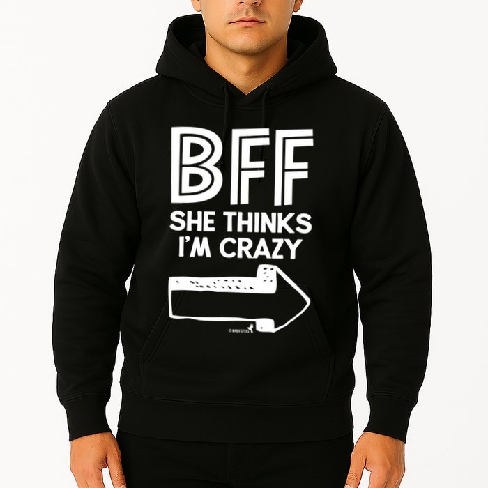 Best Friend Bff Part 1 Of 2 Funny Humorous Hoodie