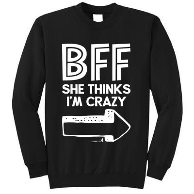 Best Friend Bff Part 1 Of 2 Funny Humorous Sweatshirt