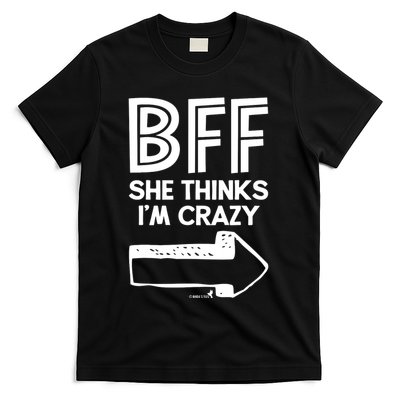 Best Friend Bff Part 1 Of 2 Funny Humorous T-Shirt