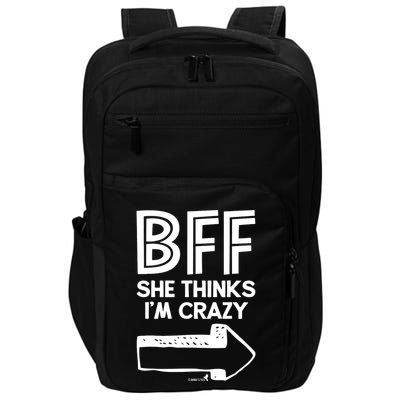 Best Friend Bff Part 1 Of 2 Funny Humorous Impact Tech Backpack