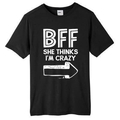 Best Friend Bff Part 1 Of 2 Funny Humorous Tall Fusion ChromaSoft Performance T-Shirt