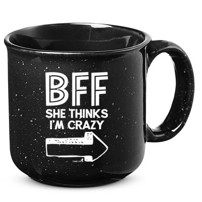 Best Friend Bff Part 1 Of 2 Funny Humorous 15oz Campfire Ceramic Mug