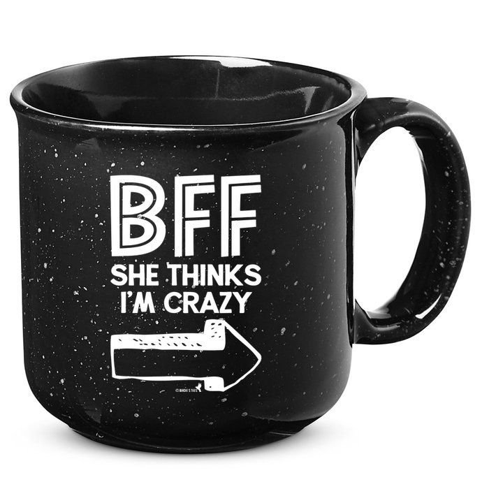 Best Friend Bff Part 1 Of 2 Funny Humorous 15oz Campfire Ceramic Mug
