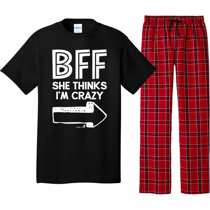 Best Friend Bff Part 1 Of 2 Funny Humorous Pajama Set