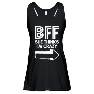 Best Friend Bff Part 1 Of 2 Funny Humorous Ladies Essential Flowy Tank