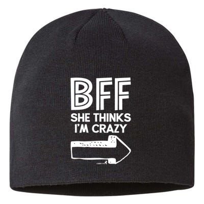 Best Friend Bff Part 1 Of 2 Funny Humorous Sustainable Beanie