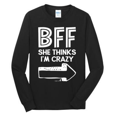 Best Friend Bff Part 1 Of 2 Funny Humorous Tall Long Sleeve T-Shirt