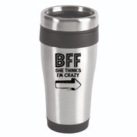 Best Friend Bff Part 1 Of 2 Funny Humorous 16oz Travel Tumbler