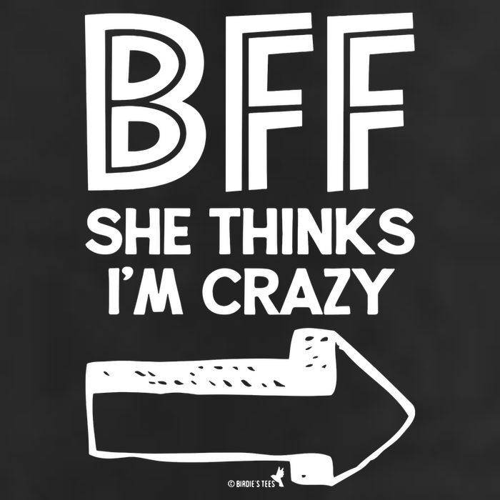 Best Friend Bff Part 1 Of 2 Funny Humorous 25L Jumbo Tote