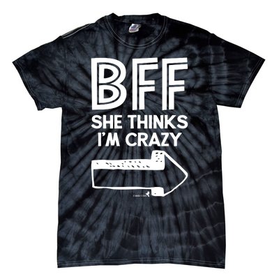 Best Friend Bff Part 1 Of 2 Funny Humorous Tie-Dye T-Shirt