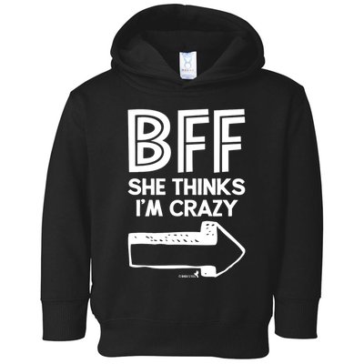 Best Friend Bff Part 1 Of 2 Funny Humorous Toddler Hoodie