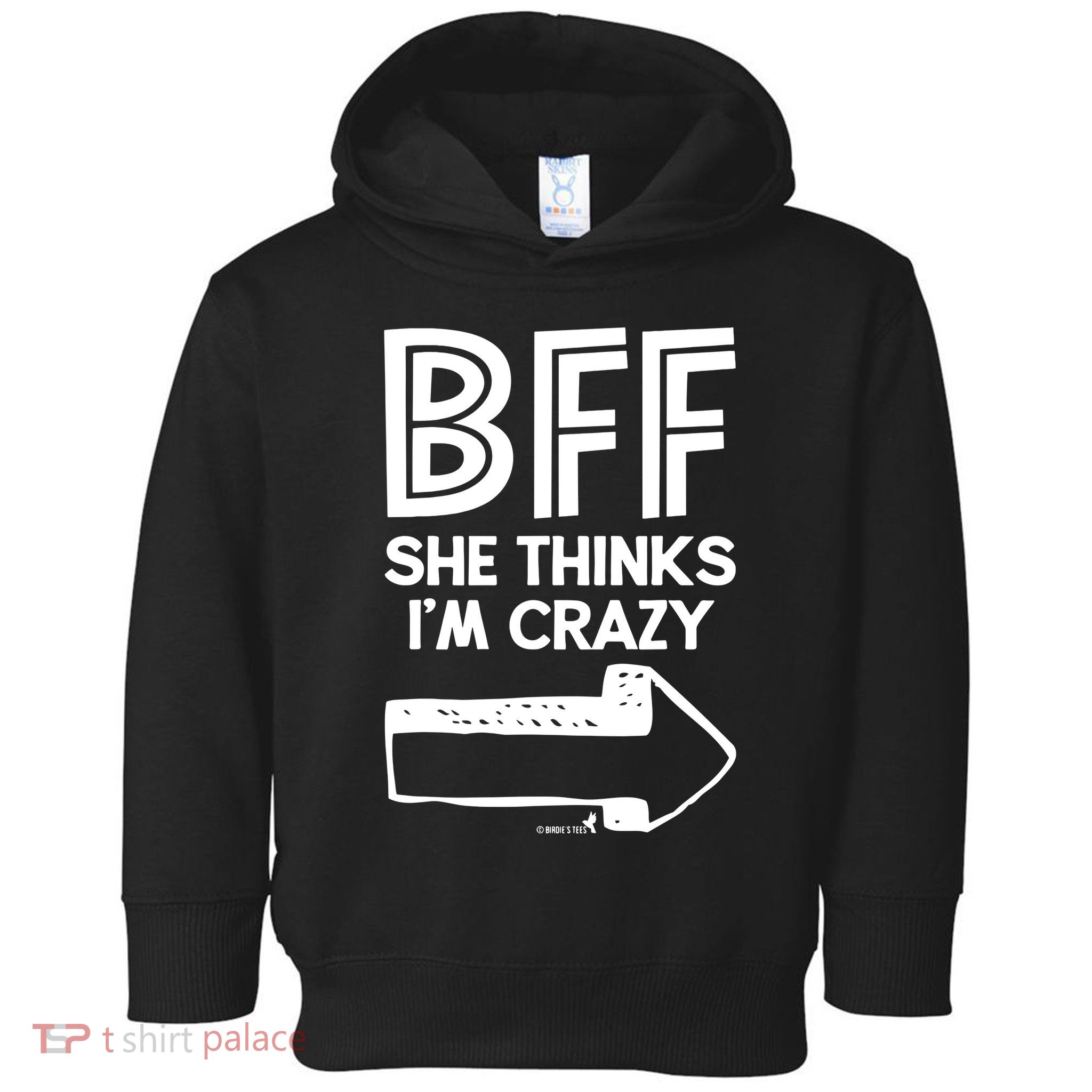 Best Friend Bff Part 1 Of 2 Funny Humorous Toddler Hoodie